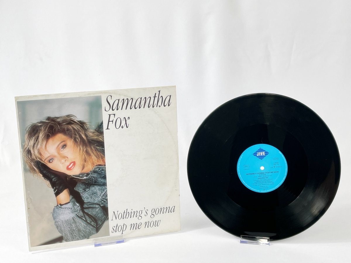 Samantha Fox – Nothing’s Gonna Stop Me Now 12" Maxi-Single 1987, Vintage Pop Vinyl