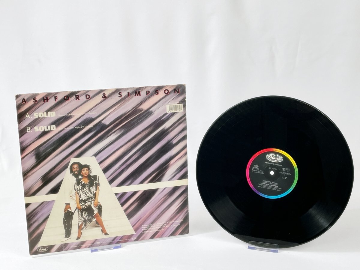 Ashford & Simpson – Solid 12" Maxi-Single 1984, Vintage Retro Soul Vinyl