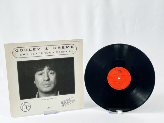 Godley & Creme – Cry (Extended Remix) 12" Maxi-Single 1985, Vintage Vinyl (Polydor)