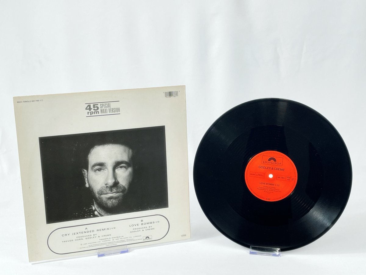 Godley & Creme – Cry (Extended Remix) 12" Maxi-Single 1985, Vintage Vinyl (Polydor)
