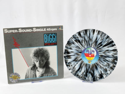 Biggi – Feuer / Jetzt oder nie (12", 1985 – Retro Pop, Splatter Vinyl)