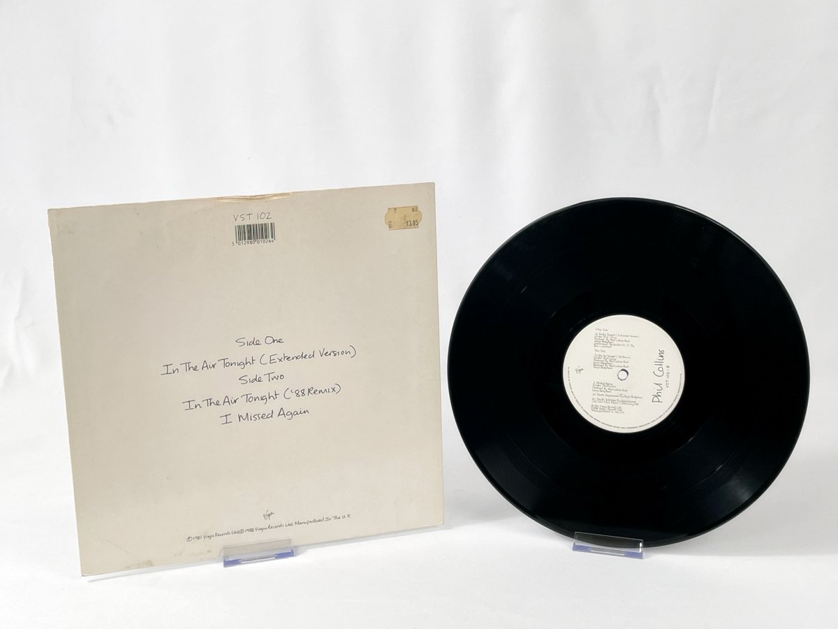 Phil Collins – In The Air Tonight (’88 Remix & Extended Version) 12'' Retro Vinyl, Virgin 1988