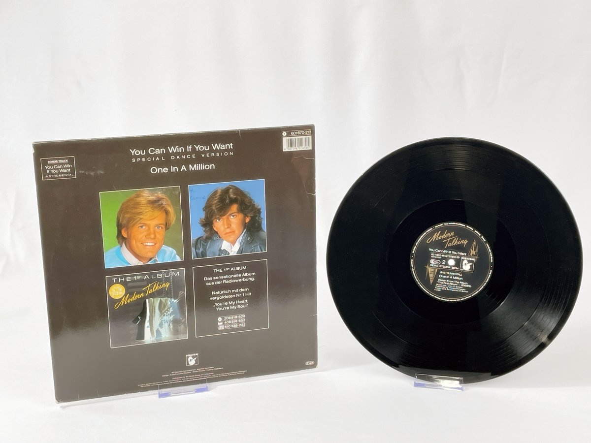 Modern Talking – Vintage 12'' Maxi-Single „You Can Win If You Want“ (Special Dance Version, Hansa 1985)