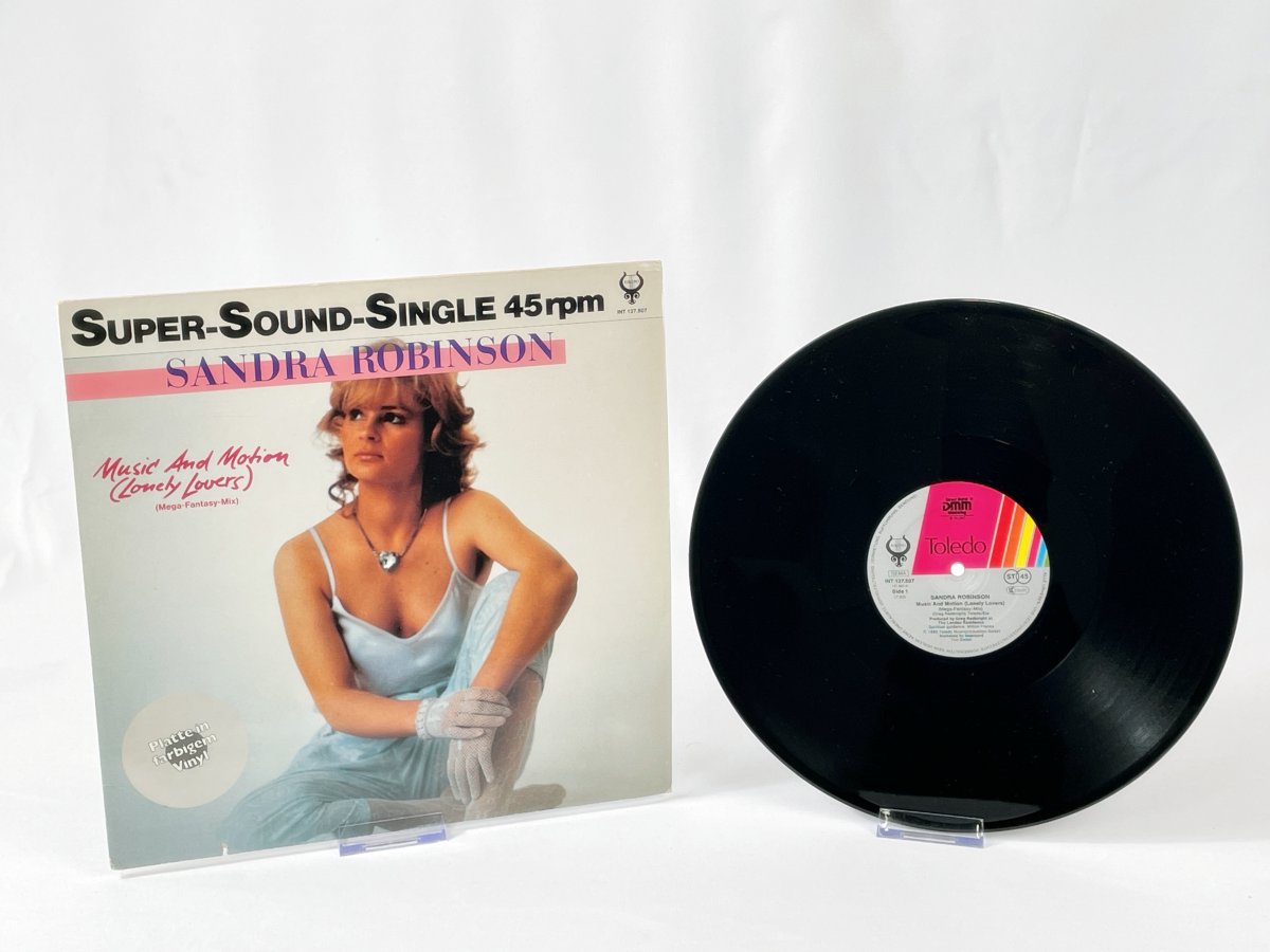 Sandra Robinson – Music And Motion (Lonely Lovers) – 12" Vinyl, Super-Sound-Single 1985