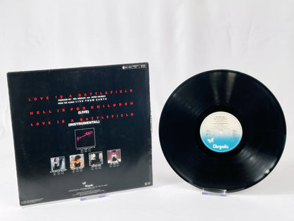 Pat Benatar – Love Is A Battlefield 12'' Maxi Single, Vintage Chrysalis 1983