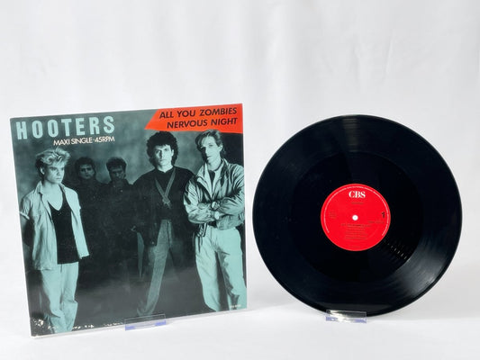 The Hooters – All You Zombies / Nervous Night (Maxi-Single, 45rpm, CBS 1985, Vintage Vinyl)