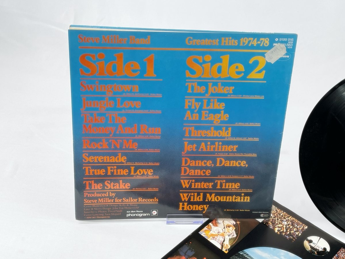 Steve Miller Band - Retro Rock LP "Greatest Hits 1974-78" (Mercury Records) Description