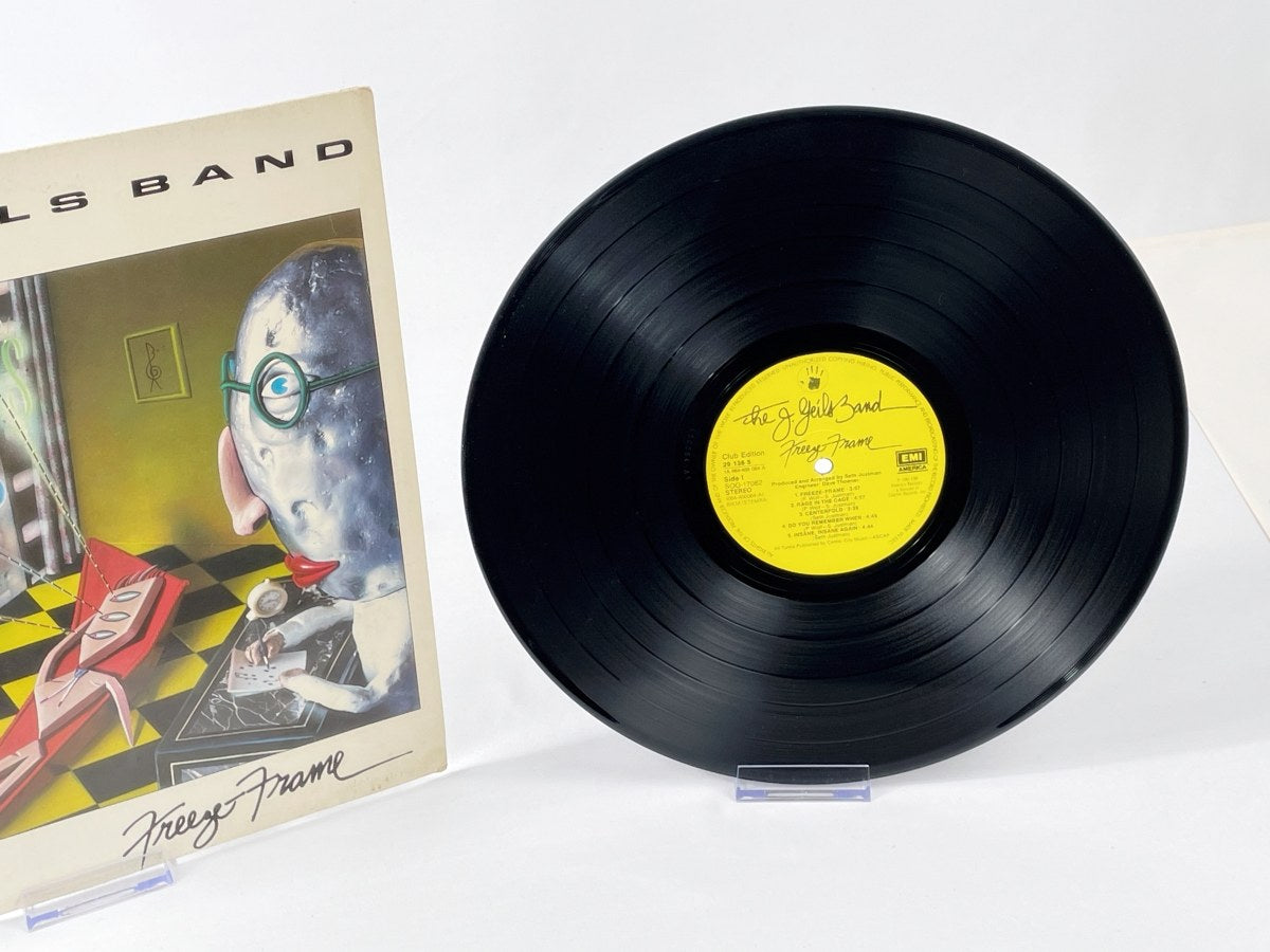 The J. Geils Band – Freeze Frame LP Vinyl 1981, Retro Rock Pop, EMI Club Edition