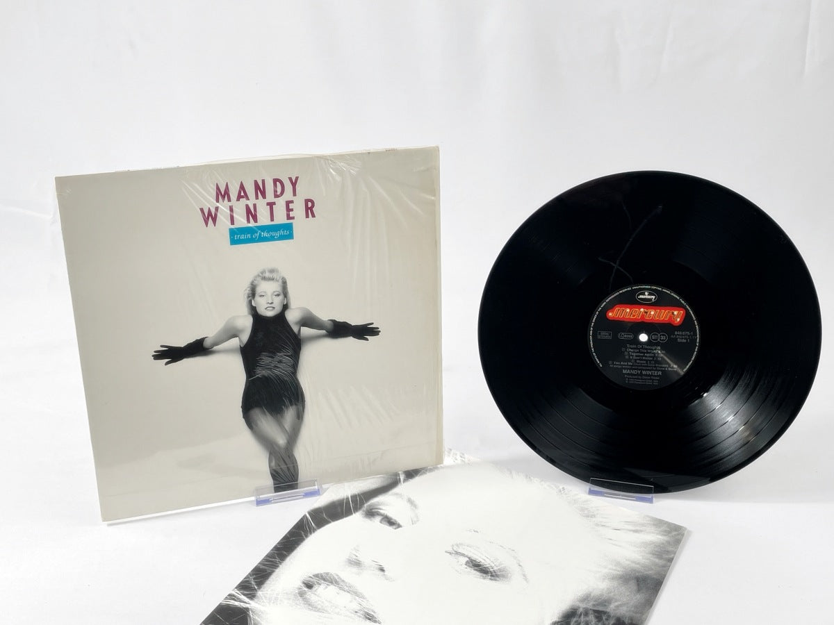 Mandy Winter – Train Of Thoughts LP Vinyl 1989, Vintage Pop Rock, Mercury