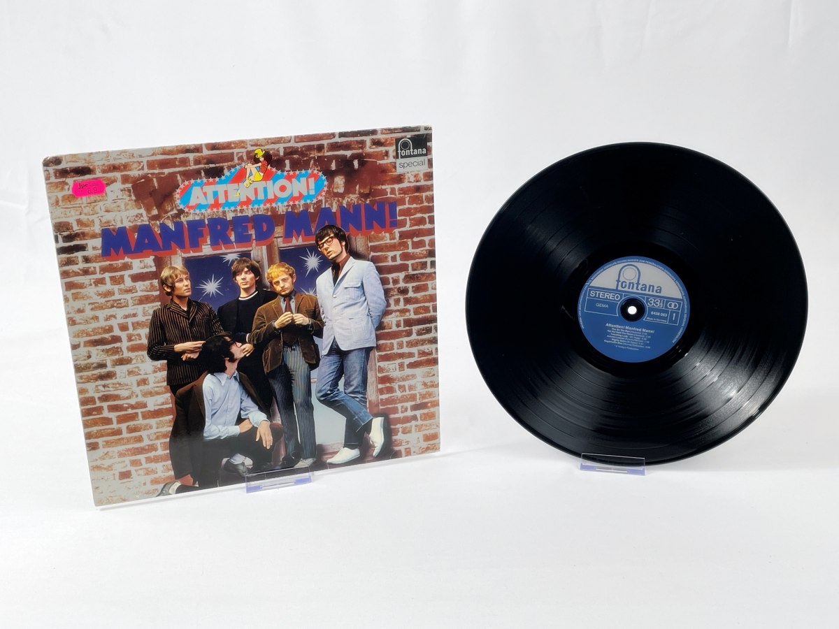 Manfred Mann – Attention! LP Vinyl, 1970s, Retro Rock, Fontana Special
