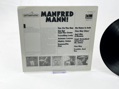 Manfred Mann – Attention! LP Vinyl, 1970s, Retro Rock, Fontana Special