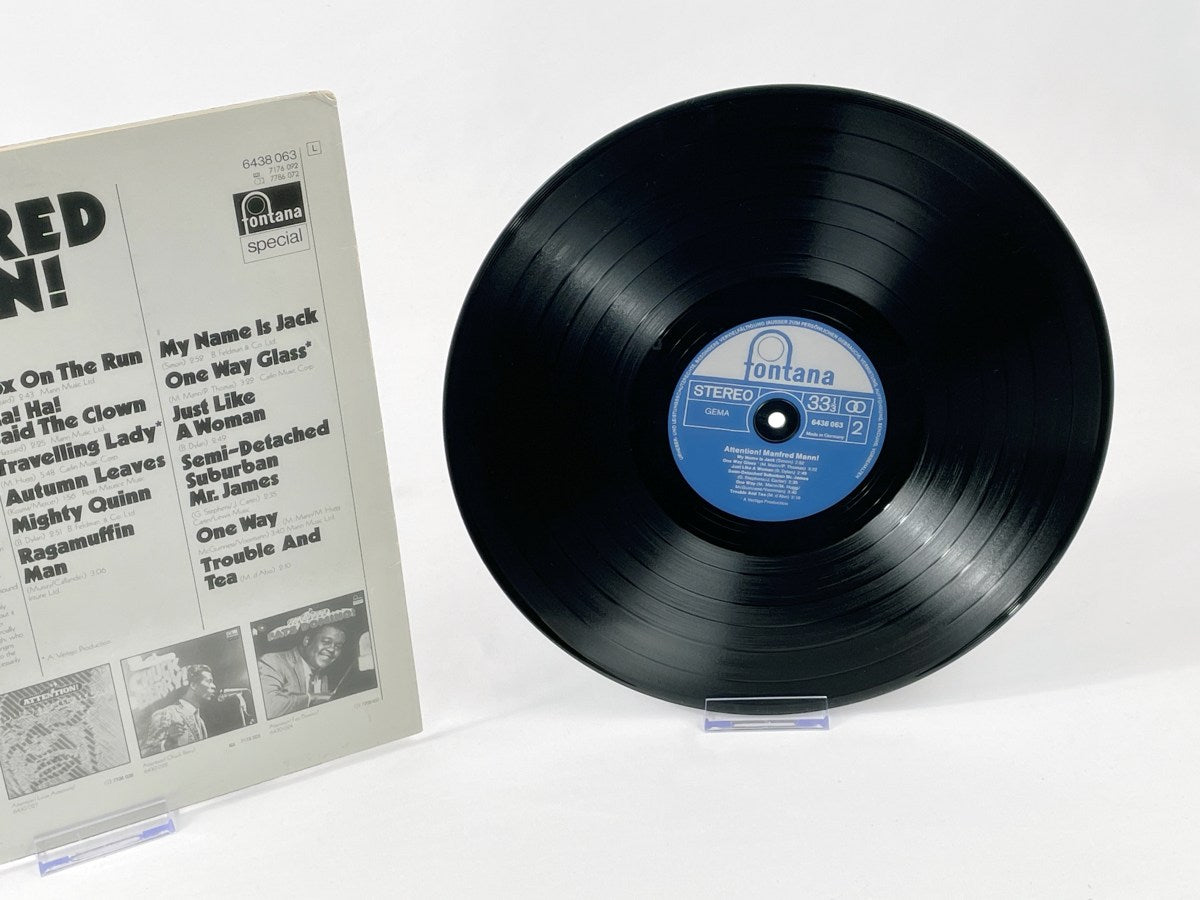 Manfred Mann – Attention! LP Vinyl, 1970s, Retro Rock, Fontana Special