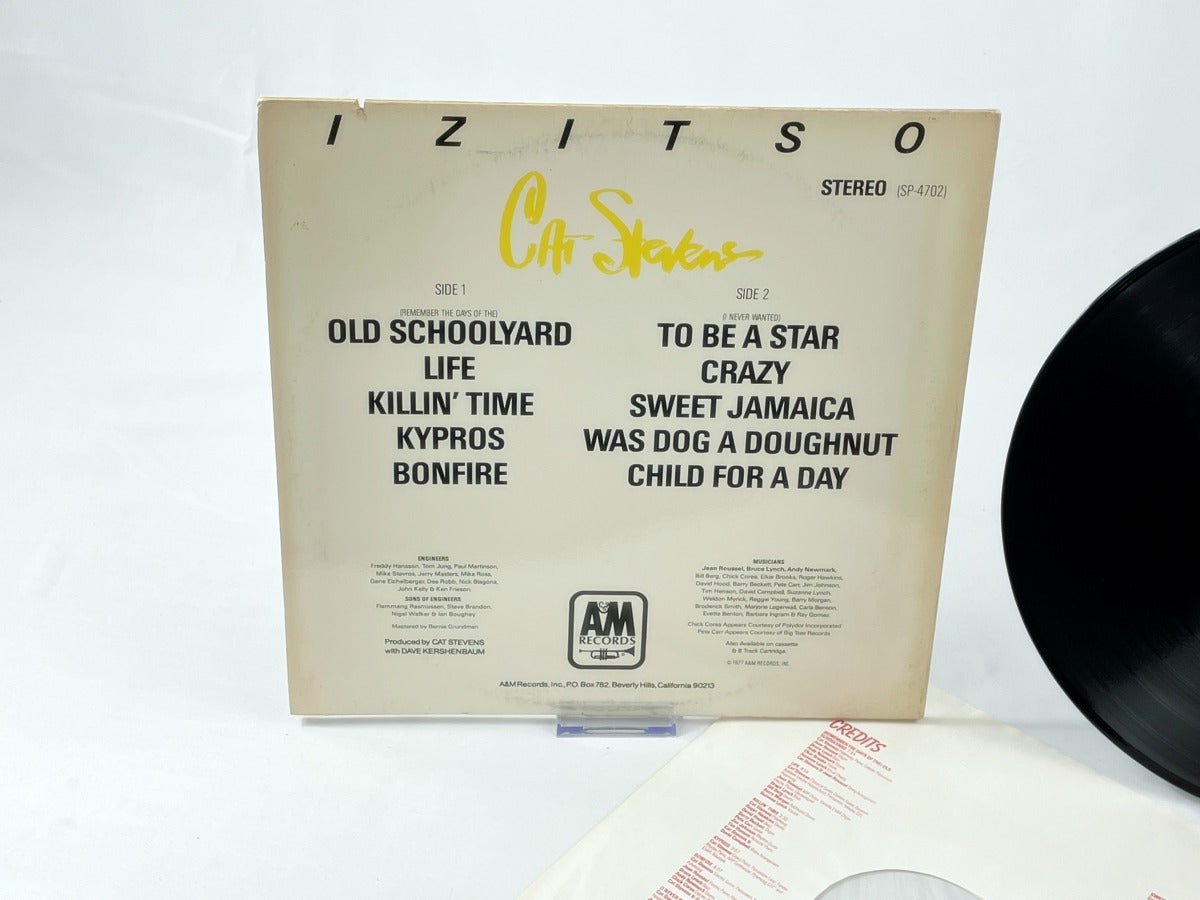 Cat Stevens – Izitso LP Vinyl 1977, Retro Rock/Pop, A&M Records