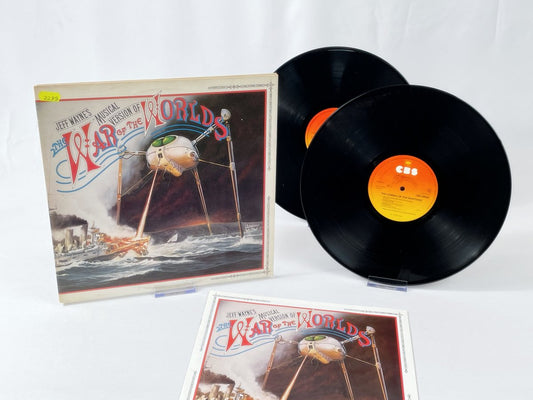 Jeff Wayne - Musical Version of The War of the Worlds 2LP Vinyl 1978, CBS Records, vintage rock opera