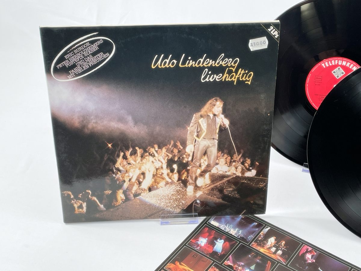Udo Lindenberg Livehaftig 2LP Vinyl 1979 Telefunken Gatefold Retro
