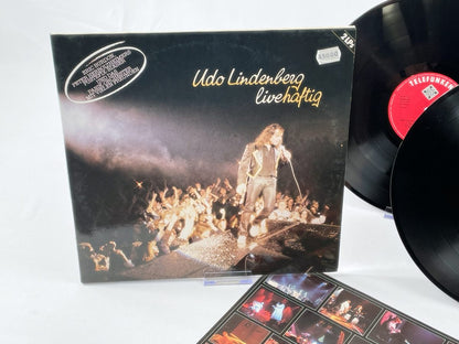 Udo Lindenberg Livehaftig 2LP Vinyl 1979 Telefunken Gatefold Retro
