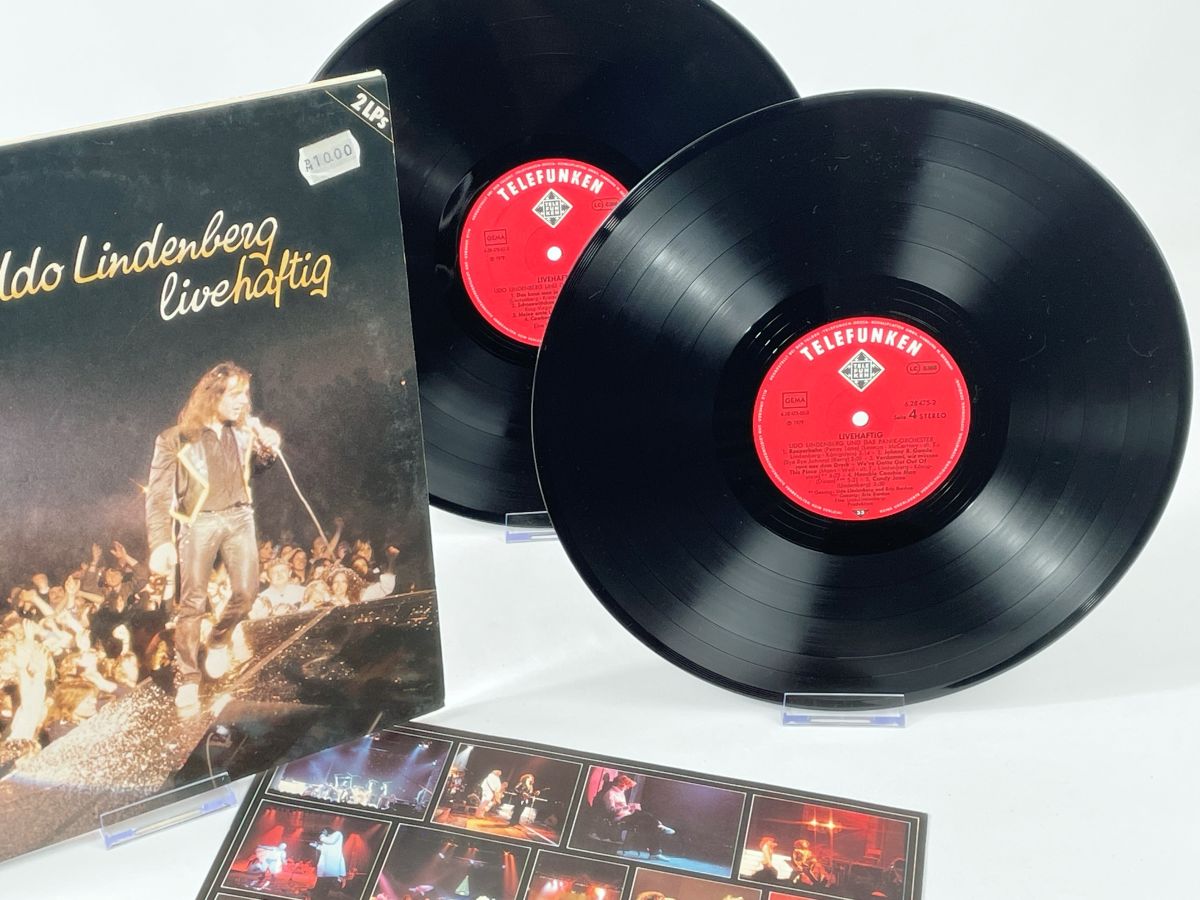 Udo Lindenberg Livehaftig 2LP Vinyl 1979 Telefunken Gatefold Retro