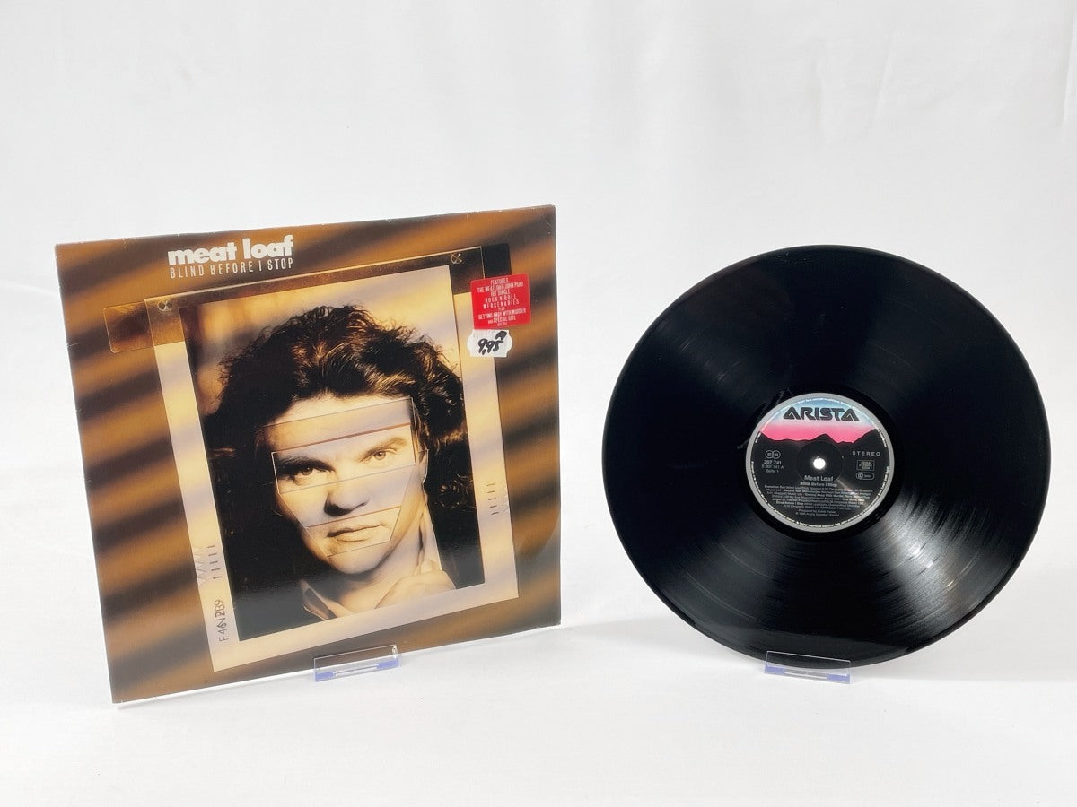 Meat Loaf – Blind Before I Stop LP Vinyl 1986, Retro Rock Pop, Arista