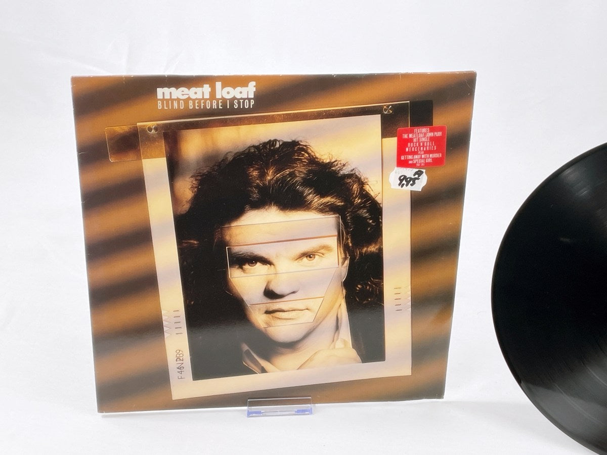 Meat Loaf – Blind Before I Stop LP Vinyl 1986, Retro Rock Pop, Arista