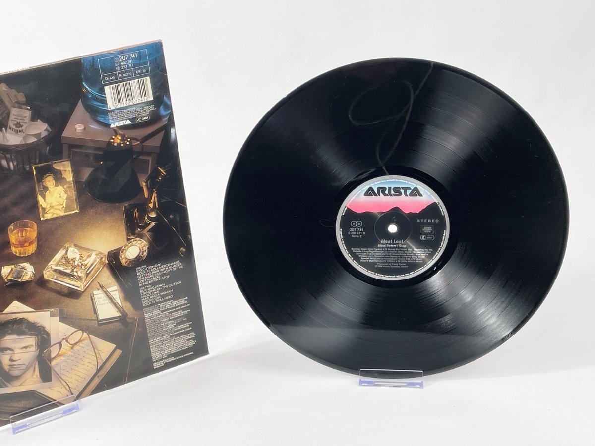 Meat Loaf – Blind Before I Stop LP Vinyl 1986, Retro Rock Pop, Arista