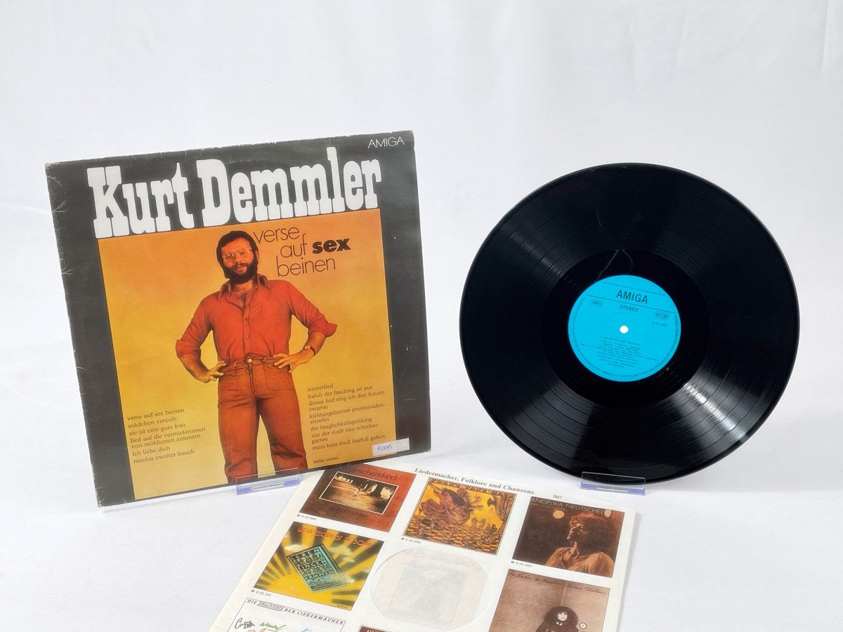 Kurt Demmler – Verse auf Sex Beinen LP Vinyl AMIGA DDR Vintage