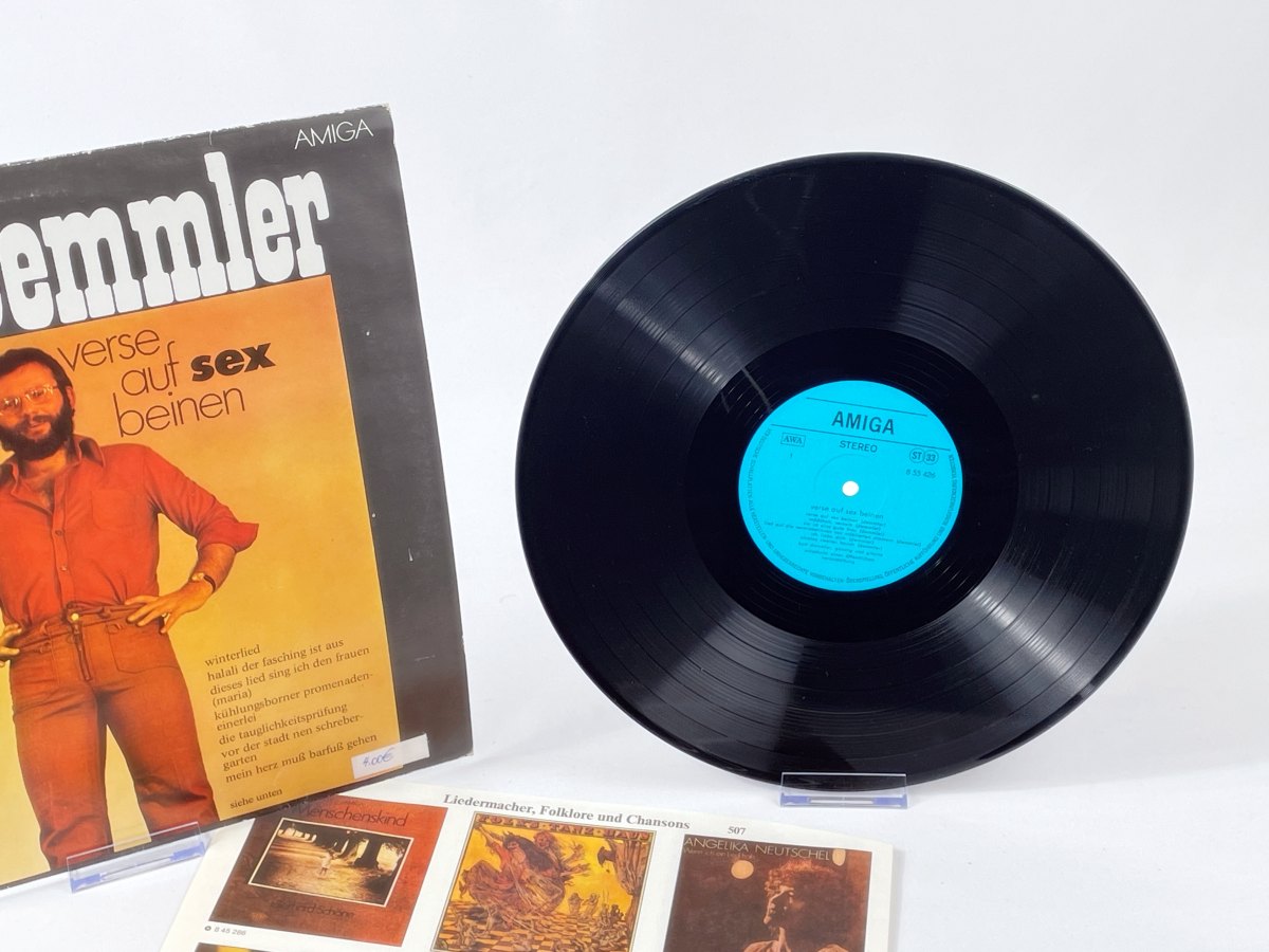 Kurt Demmler – Verse auf Sex Beinen LP Vinyl AMIGA DDR Vintage