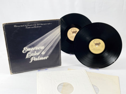 Emerson Lake & Palmer – Welcome Back My Friends to the Show That Never Ends LP Vinyl 1974, Vintage Progressive Rock, Manticore