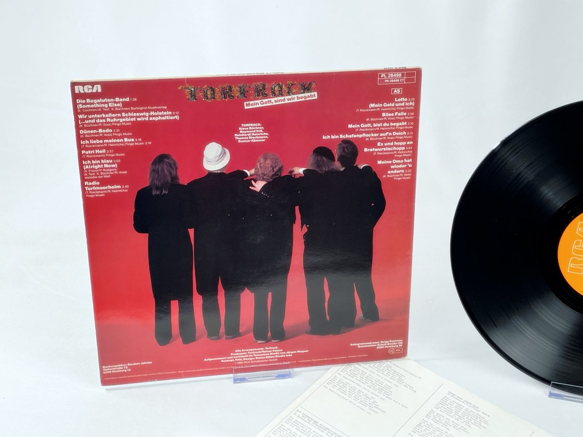 Torfrock – Mein Gott, sind wir begabt (RCA Victor, Germany 1978, LP Vinyl) – Vintage