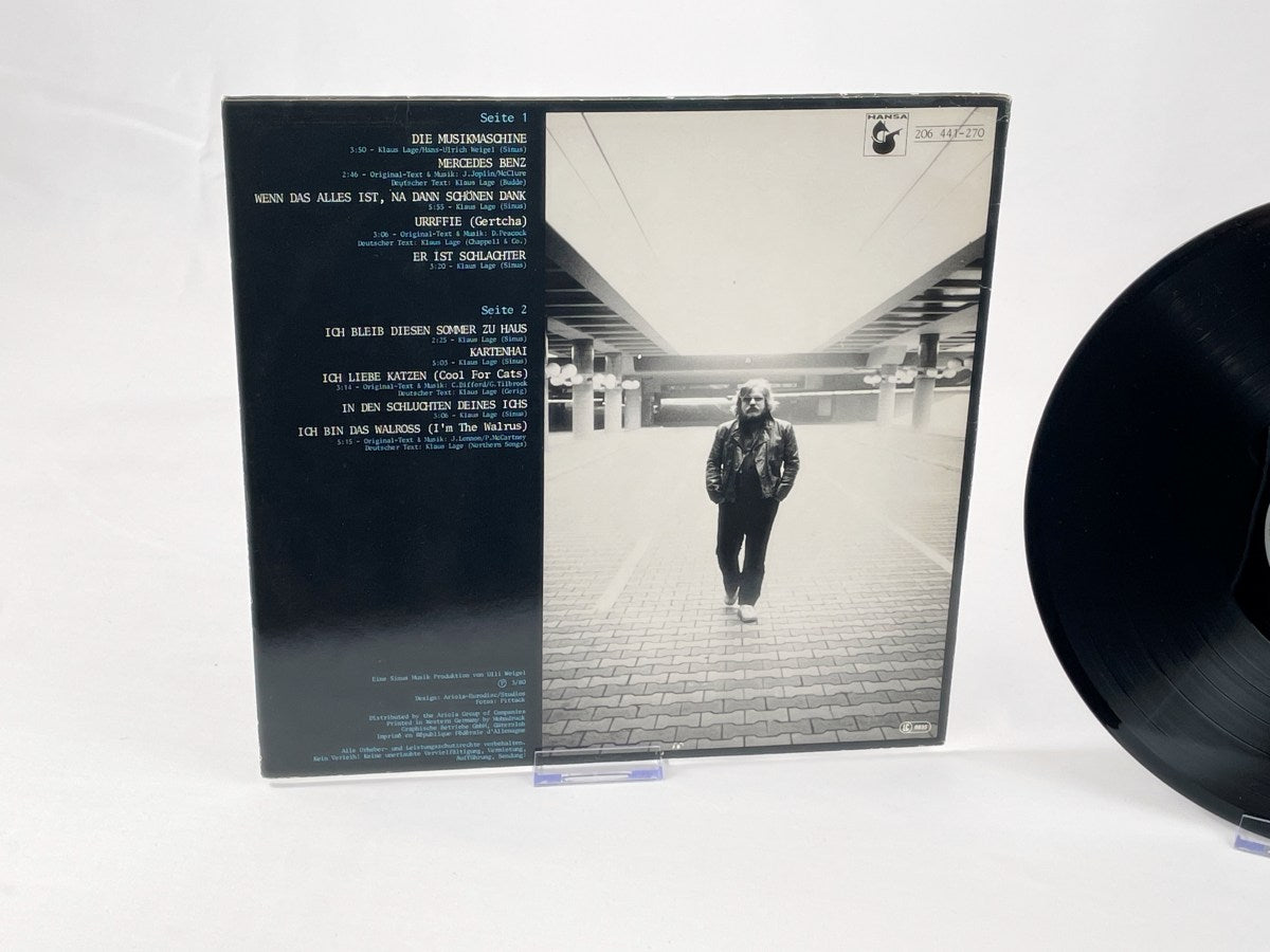 Klaus Lage – Debut album LP 1980, Retro German Rock Vinyl (Hansa Records)