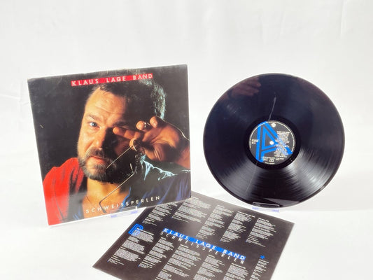Klaus Lage Band – Schweißperlen LP 1984, Retro Deutschrock Vinyl (Ariola)