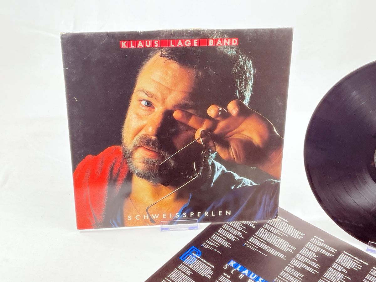 Klaus Lage Band – Schweißperlen LP 1984, Retro German Rock Vinyl (Ariola)