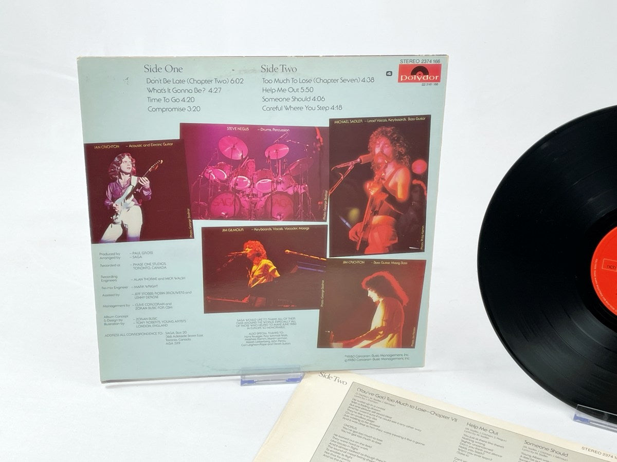 Saga – Silent Knight LP Vinyl, Retro Progressive Rock 1980 (Polydor)