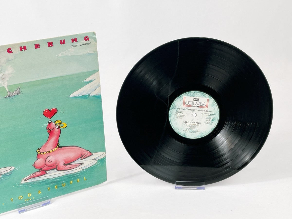 Erste Allgemeine Verunsicherung – Vintage Vinyl LP Liebe, Tod & Teufel (EMI Columbia, Stereo)