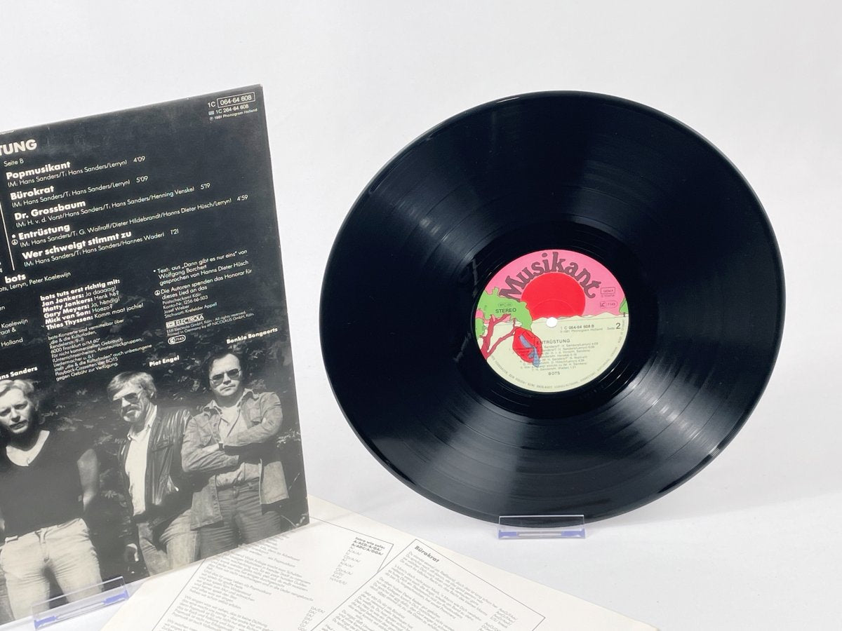 Bots – Vintage Vinyl LP Entrüstung (Musikant, Stereo)