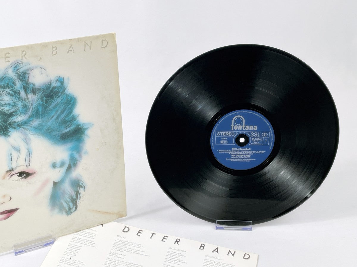 Ina Deter Band – Vintage Vinyl LP Mit Leidenschaft (Fontana, Stereo)