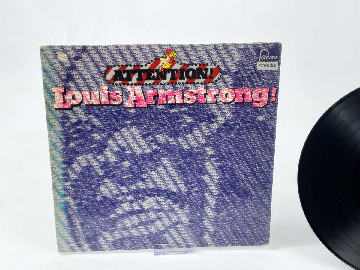 Louis Armstrong - Attention! (Vintage LP, vinyl, Fontana Special 6430 827, ca. 1970s, Germany)