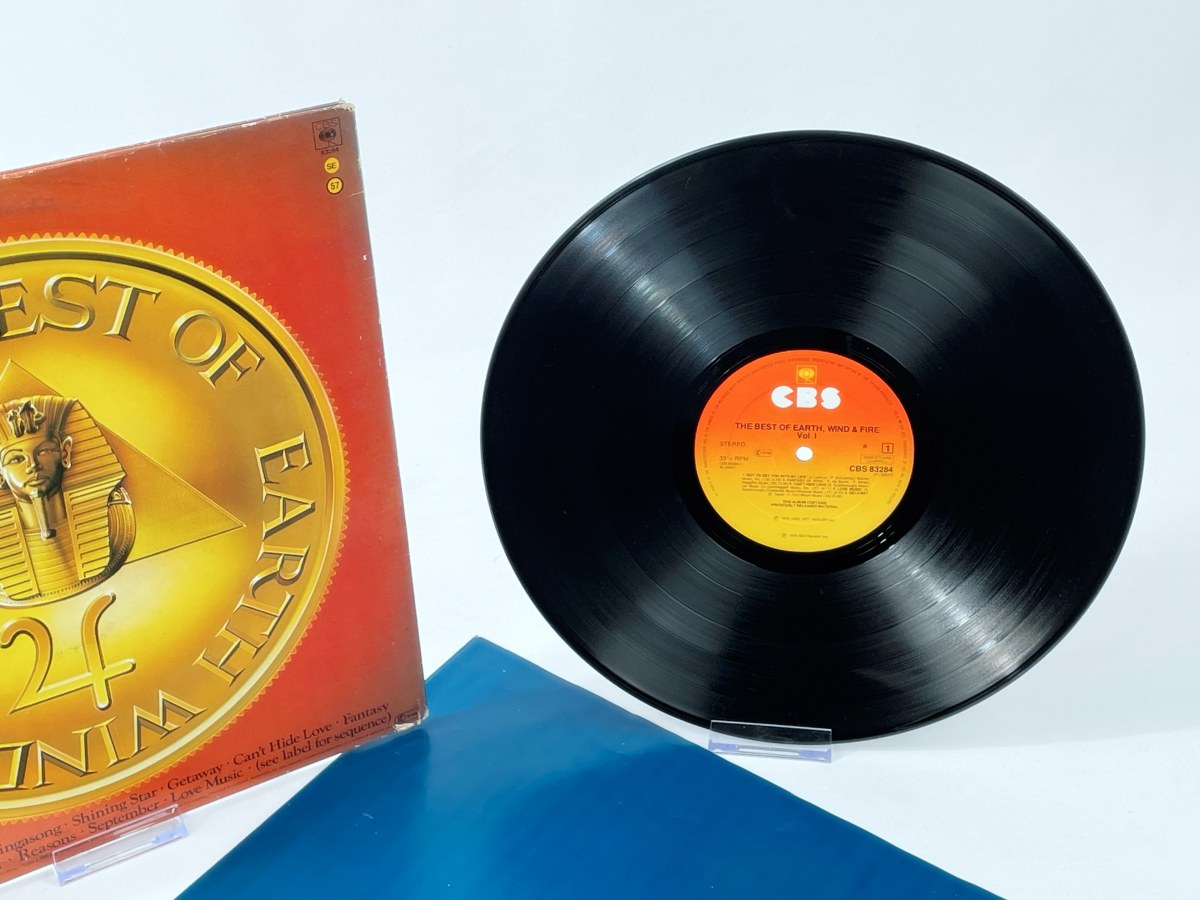 Earth Wind and Fire - The Best Of Vol. 1 Vintage LP Vinyl - Soul Funk Compilation