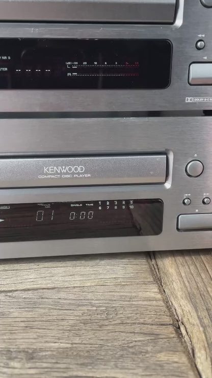 Kenwood HiFi-Midianlage 1001 Serie – Edelstahlfronten – Komplettsystem (getestet)