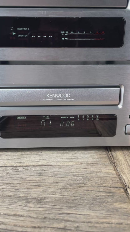 Kenwood HiFi-Midianlage 1001 Serie – Edelstahlfronten – Komplettsystem (getestet)